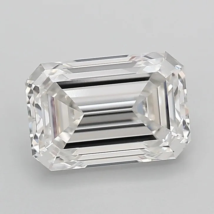 4.04ct Emerald Lab Grown Diamond (Colour G, Clarity VVS2, IGI Certified)