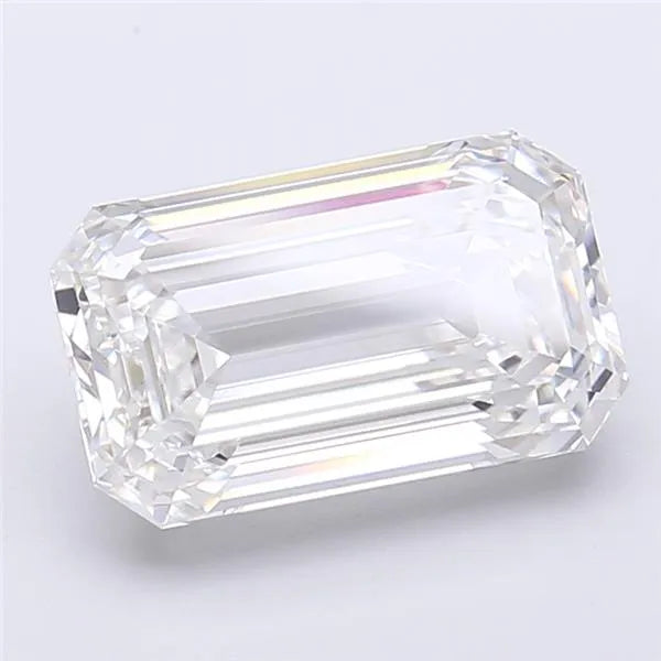 4.05ct Emerald Lab Grown Diamond (Colour E, Clarity IF, IGI Certified)