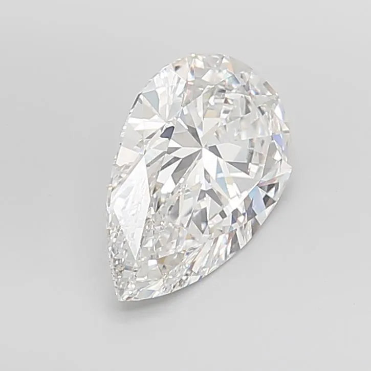 4.05ct Pear Lab Grown Diamond (Colour F, Clarity VVS2, IGI Certified)