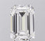 4.06ct Emerald Lab Grown Diamond (Colour D, Clarity VVS1, IGI Certified)