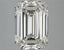 4.06ct Emerald Lab Grown Diamond (Colour F, Clarity SI1, IGI Certified)