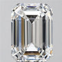 4.07ct Emerald Lab Grown Diamond (Colour D, Clarity VVS2, IGI Certified)