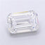4.07ct Emerald Lab Grown Diamond (Colour D, Clarity VVS2, IGI Certified)