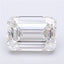 4.07ct Emerald Lab Grown Diamond (Colour F, Clarity VVS2, IGI Certified)