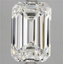 4.08ct Emerald Lab Grown Diamond (Colour F, Clarity VVS2, IGI Certified)