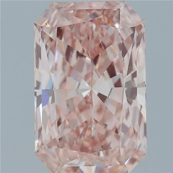 4.08ct Radiant Lab Grown Diamond (Colour Fancy Vivid Pink, Clarity VVS2, IGI Certified)
