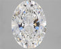 4.09ct Oval Lab Grown Diamond (Colour E, Clarity VVS1, IGI Certified)