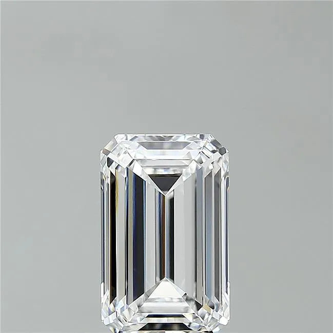 4.13ct Emerald Lab Grown Diamond (Colour D, Clarity VVS2, IGI Certified)