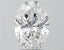 4.13ct Oval Lab Grown Diamond (Colour E, Clarity VVS2, IGI Certified)