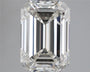 4.16ct Emerald Lab Grown Diamond (Colour H, Clarity VS1, IGI Certified)