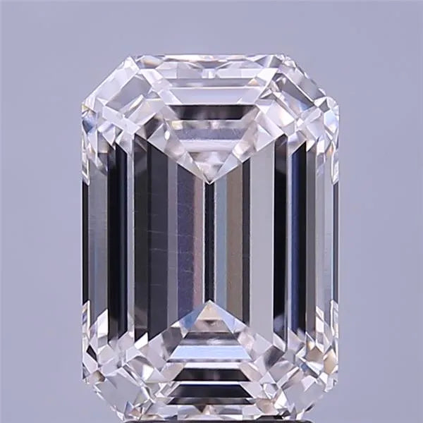 4.20ct Emerald Lab Grown Diamond (Colour F, Clarity VVS2, IGI Certified)