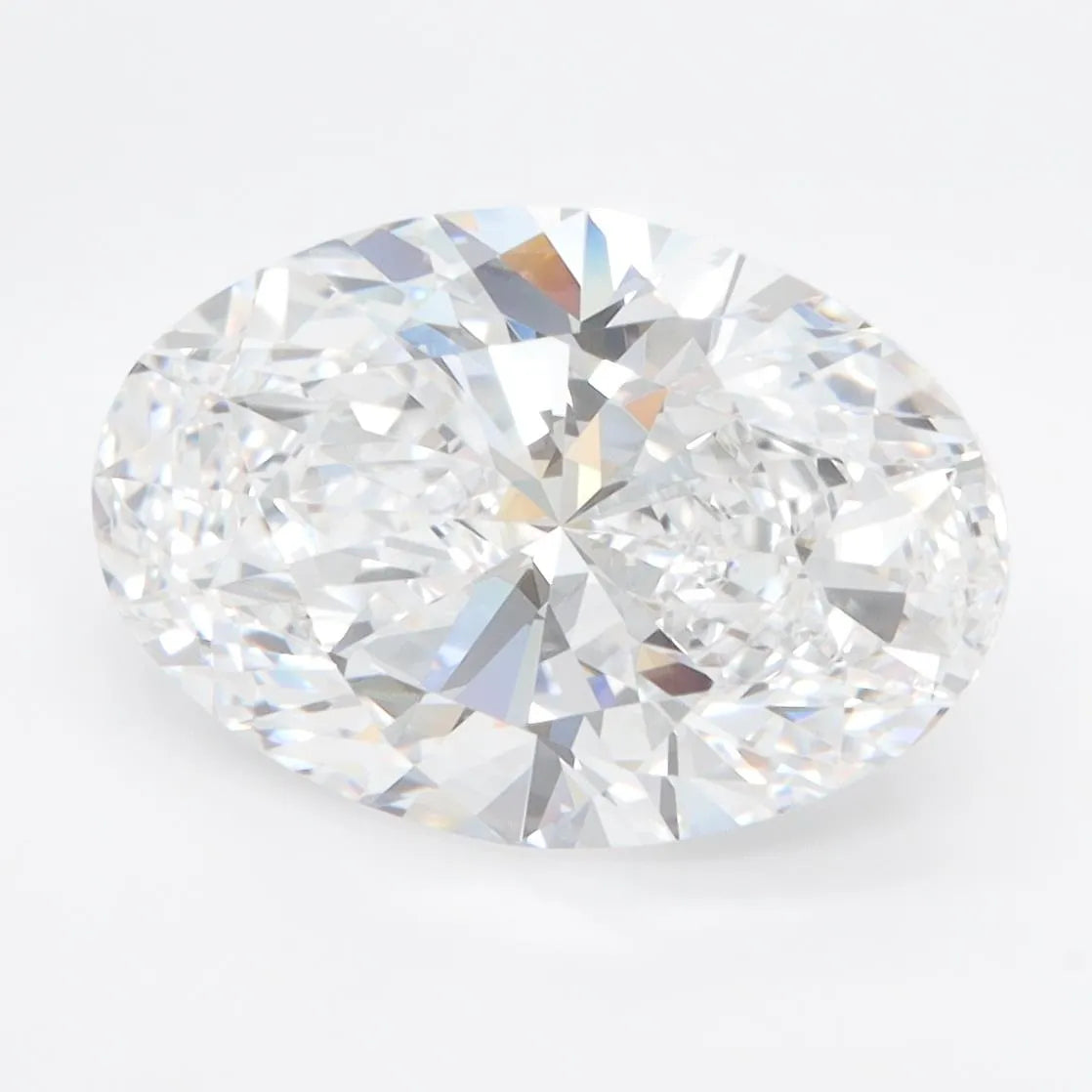 4.28ct Oval Lab Grown Diamond (Colour D, Clarity IF, IGI Certified)