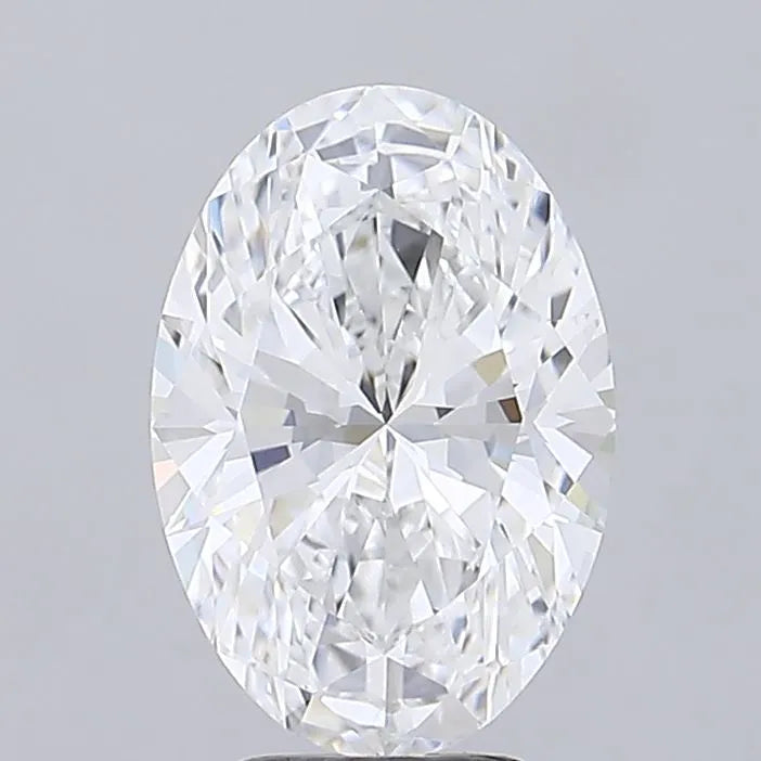 4.28ct Oval Lab Grown Diamond (Colour D, Clarity IF, IGI Certified)
