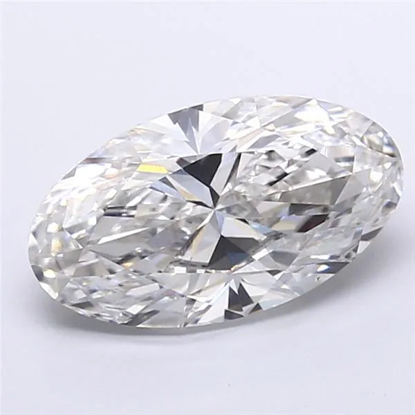 4.50ct Oval Lab Grown Diamond (Colour F, Clarity VS2, IGI Certified)