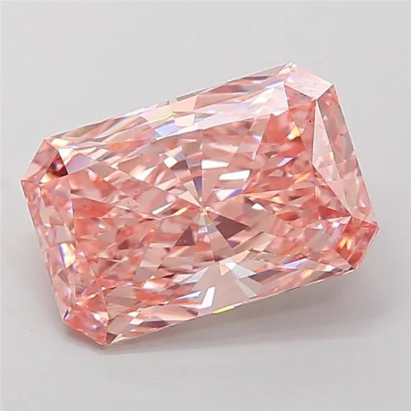 4.52ct Radiant Lab Grown Diamond (Colour Fancy Intense Pink, Clarity VS2, IGI Certified)