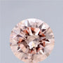 4.58ct Round Lab Grown Diamond (Colour Fancy Brownish Pink, Clarity SI2, Cut VG, IGI Certified)