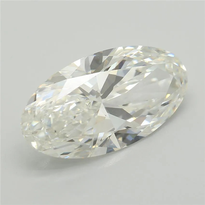 4.88ct Oval Lab Grown Diamond (Colour G, Clarity VVS2, IGI Certified)
