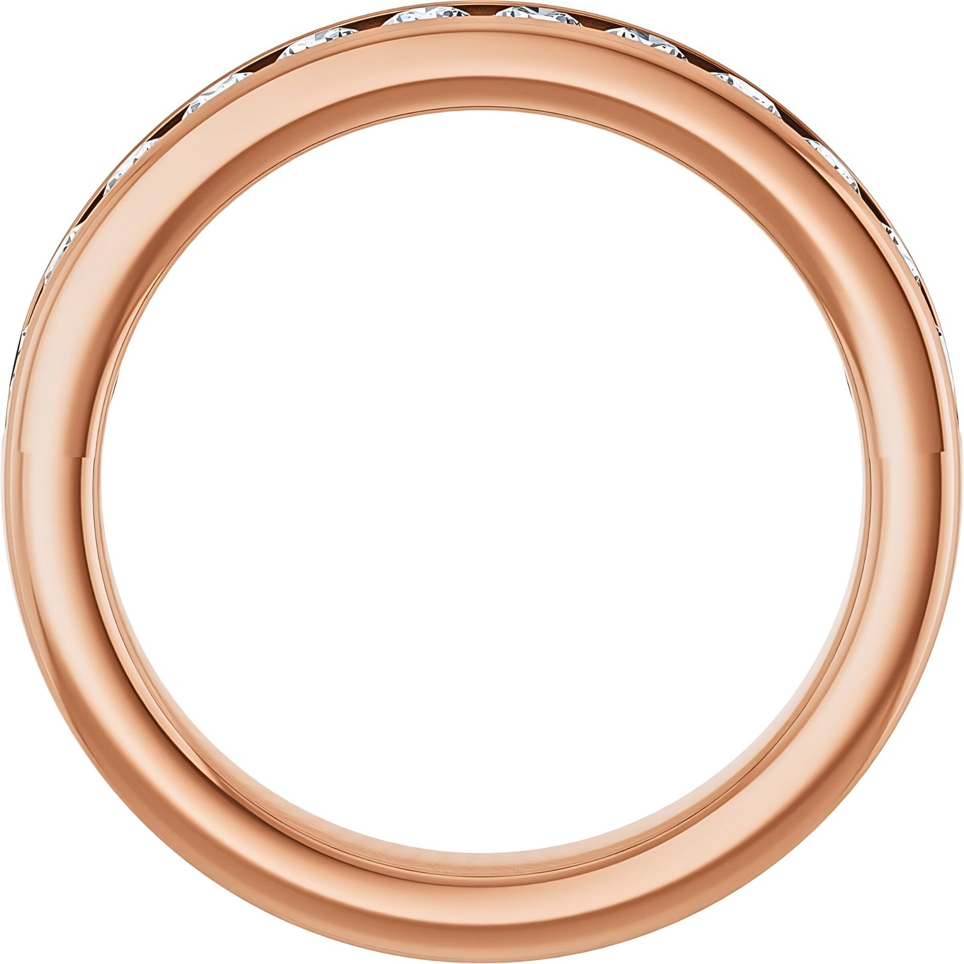 Hallie Channel Diamond Wedding Ring