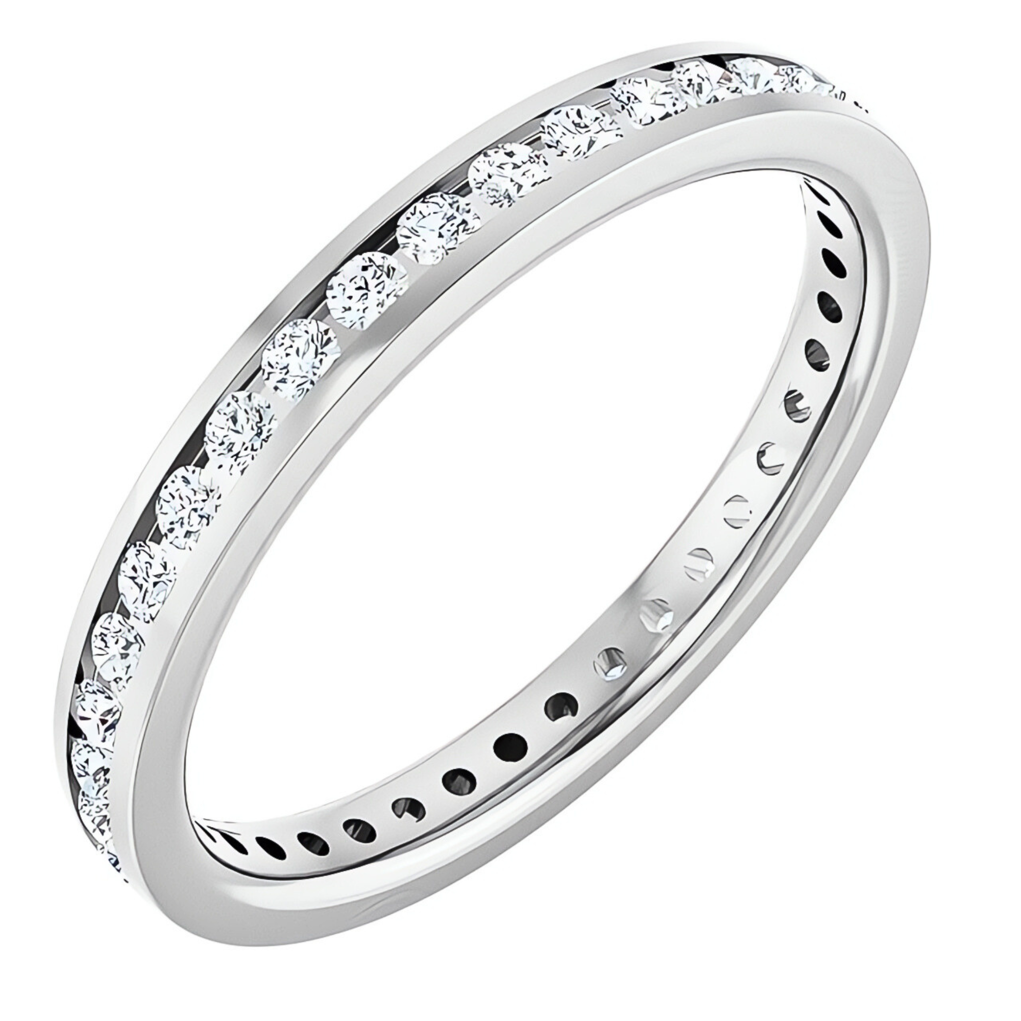 Hallie Channel Diamond Eternity Ring
