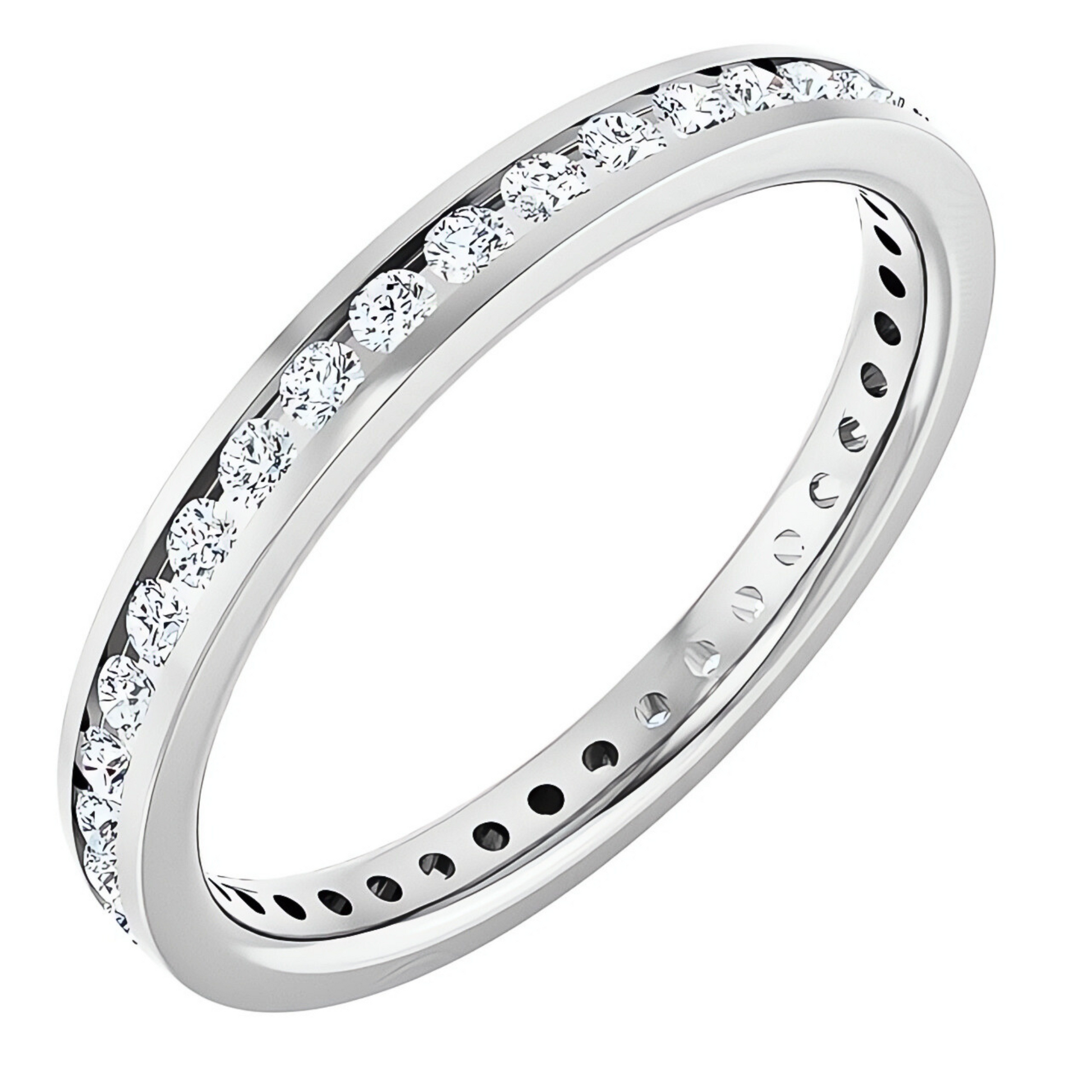 Hallie Channel Diamond Eternity Ring