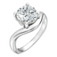 Marlowe Wave Offset Solitaire Setting