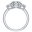 Phoebe Trapezoid Three Stone Setting