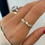 Sarah Wave Diamond Ring