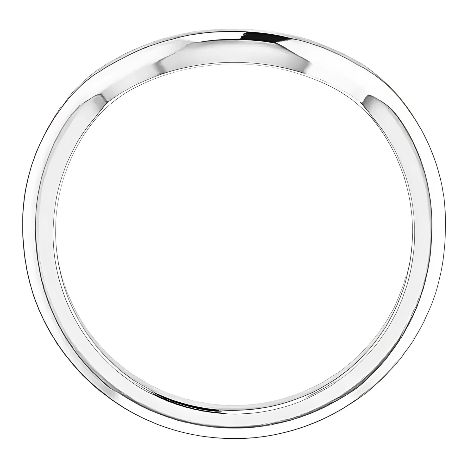 Caroline Curved Wedding Ring