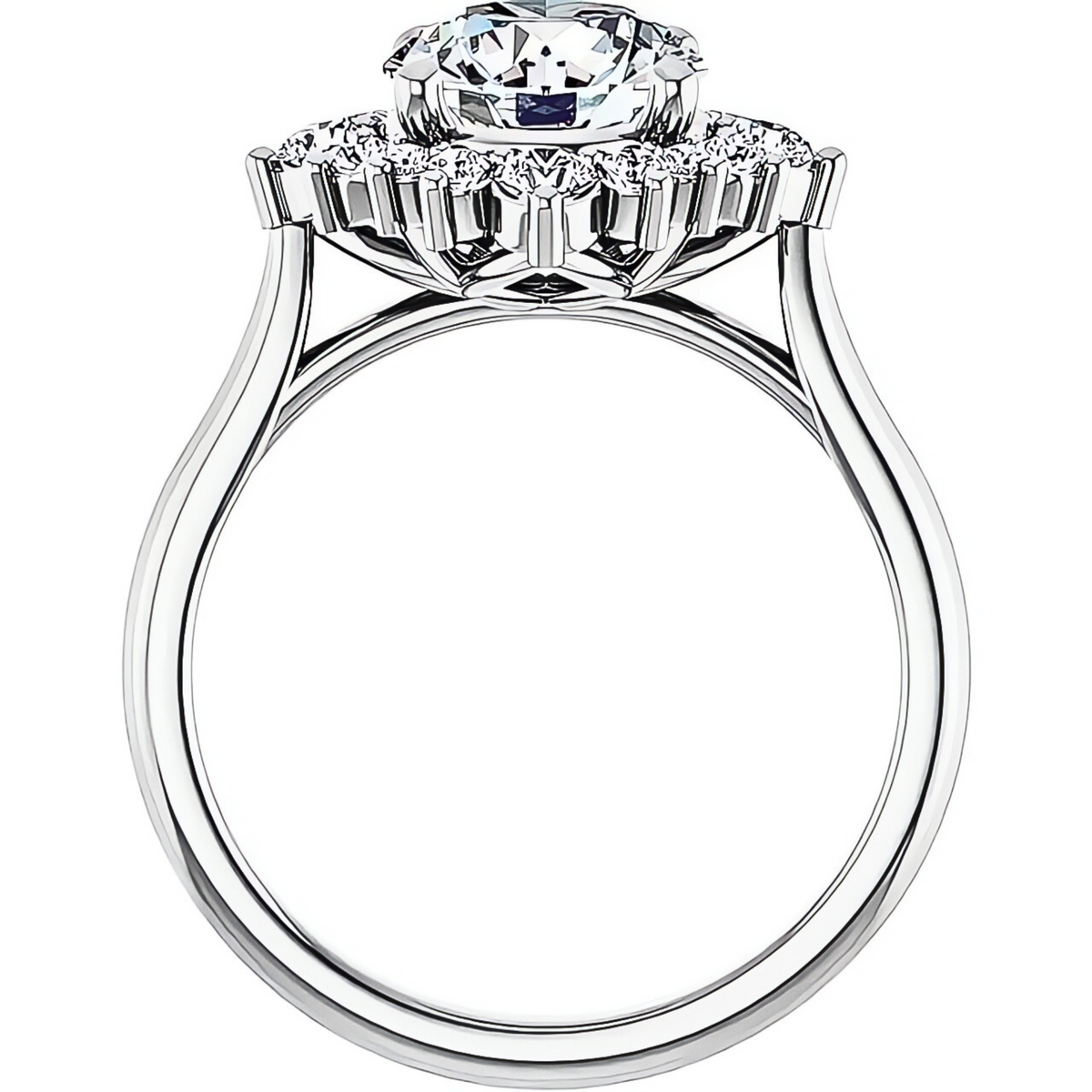Bonnie Halo Setting