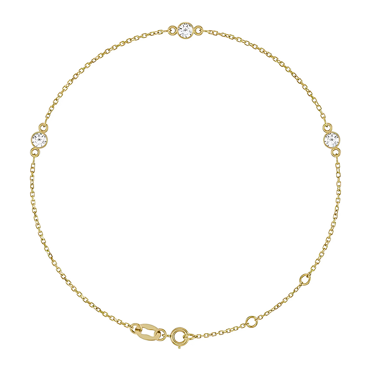 Palmer Diamond Bezel Bracelet