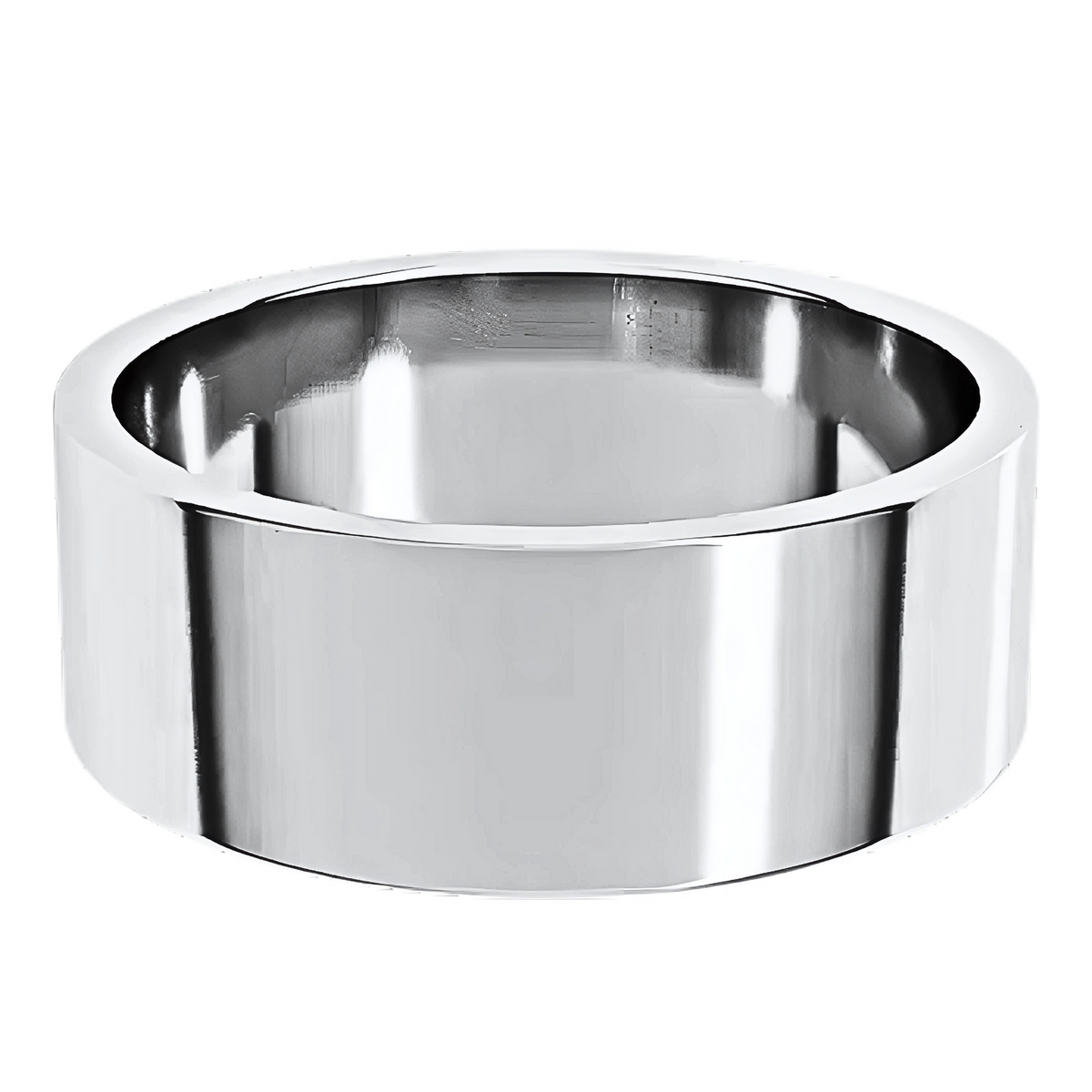 Classic Flat Polished Men's Wedding Ring