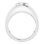 Porter Flush Bezel Solitaire Setting
