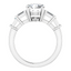 Lenora Baguette Accented Setting