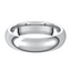 Comfort-Fit Half Round Polished Men's Wedding Ring