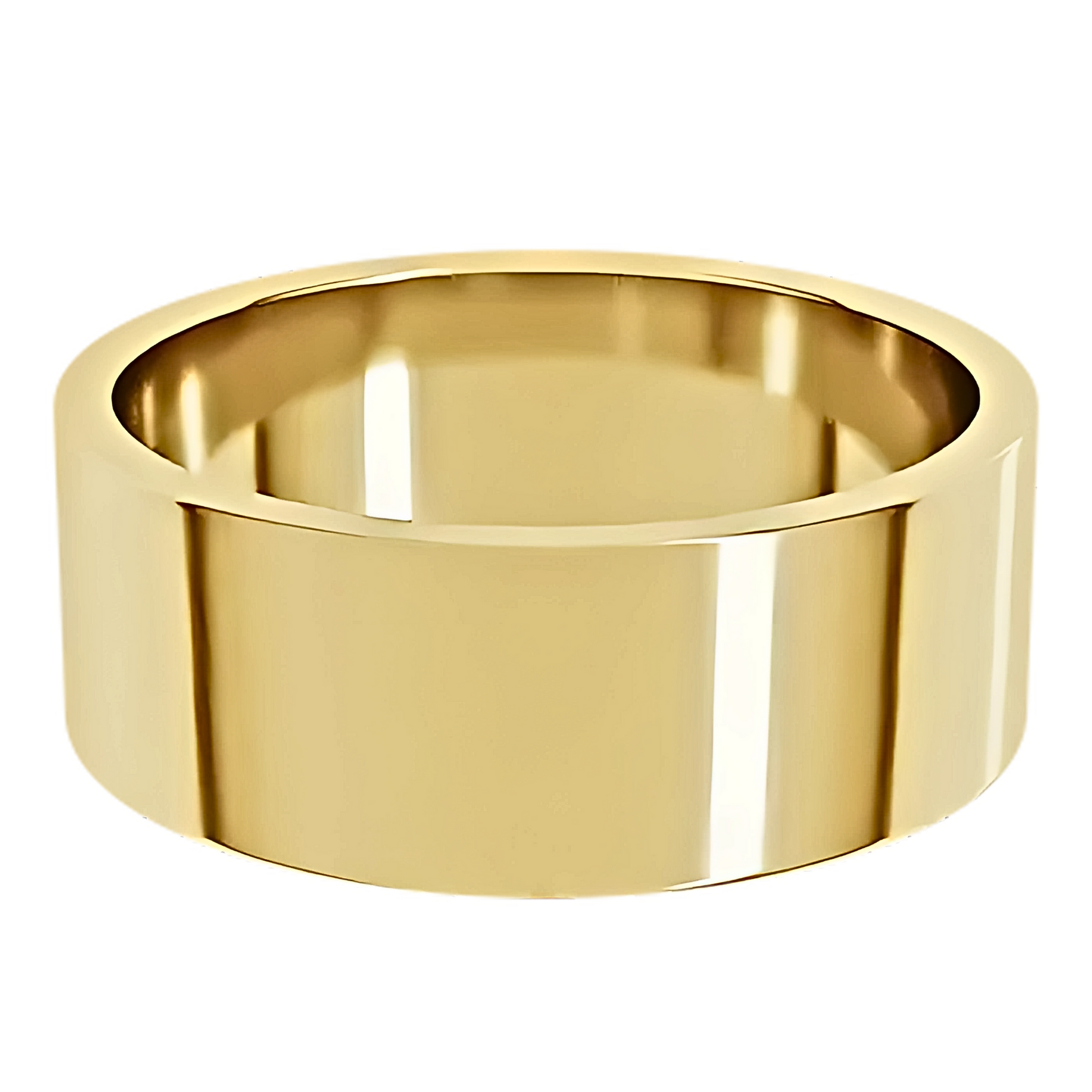 Classic Flat Polished Men's Wedding Ring