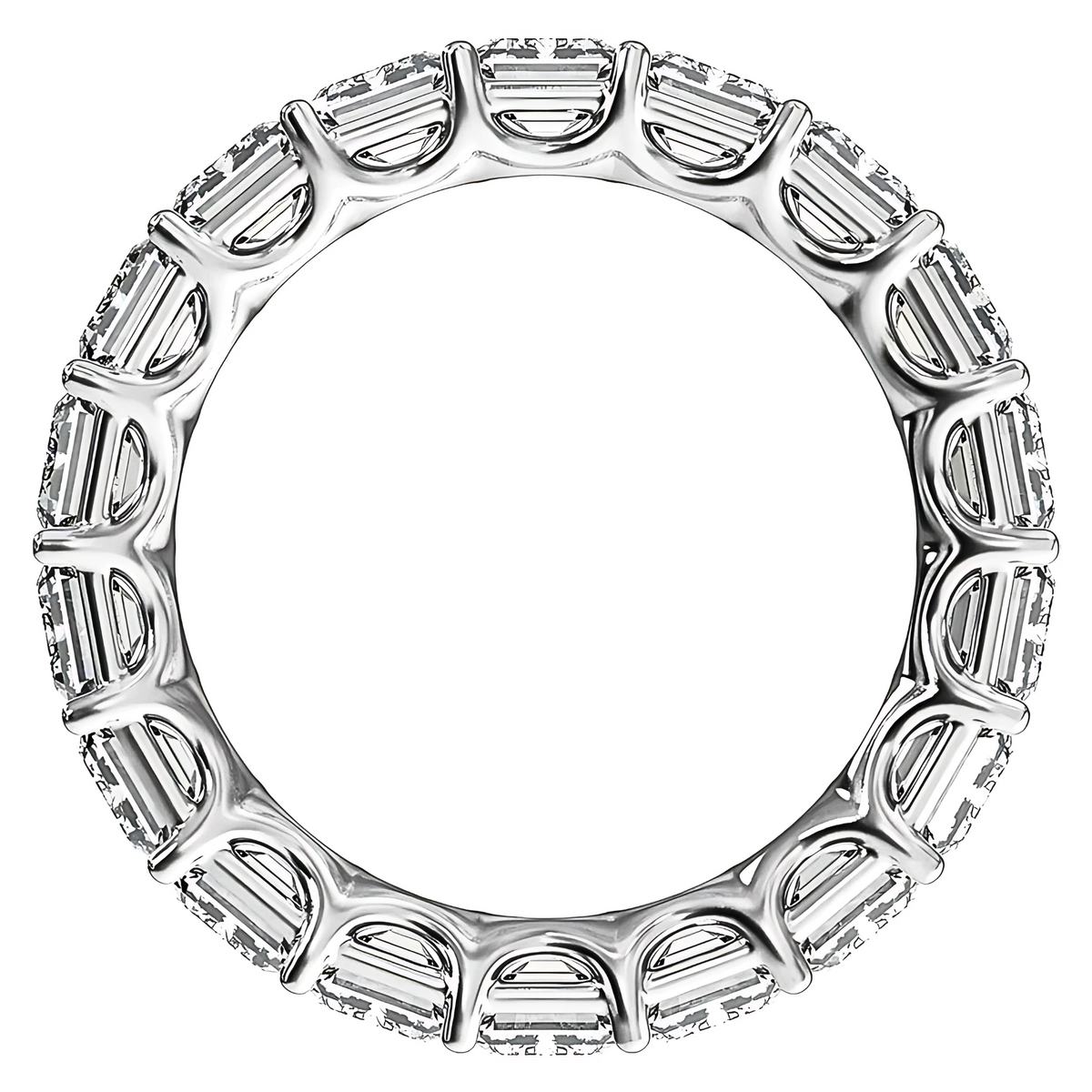 Tess Emerald Lab Grown Diamond Eternity Ring