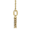 Initial Lab Grown Diamond Pendant Necklace