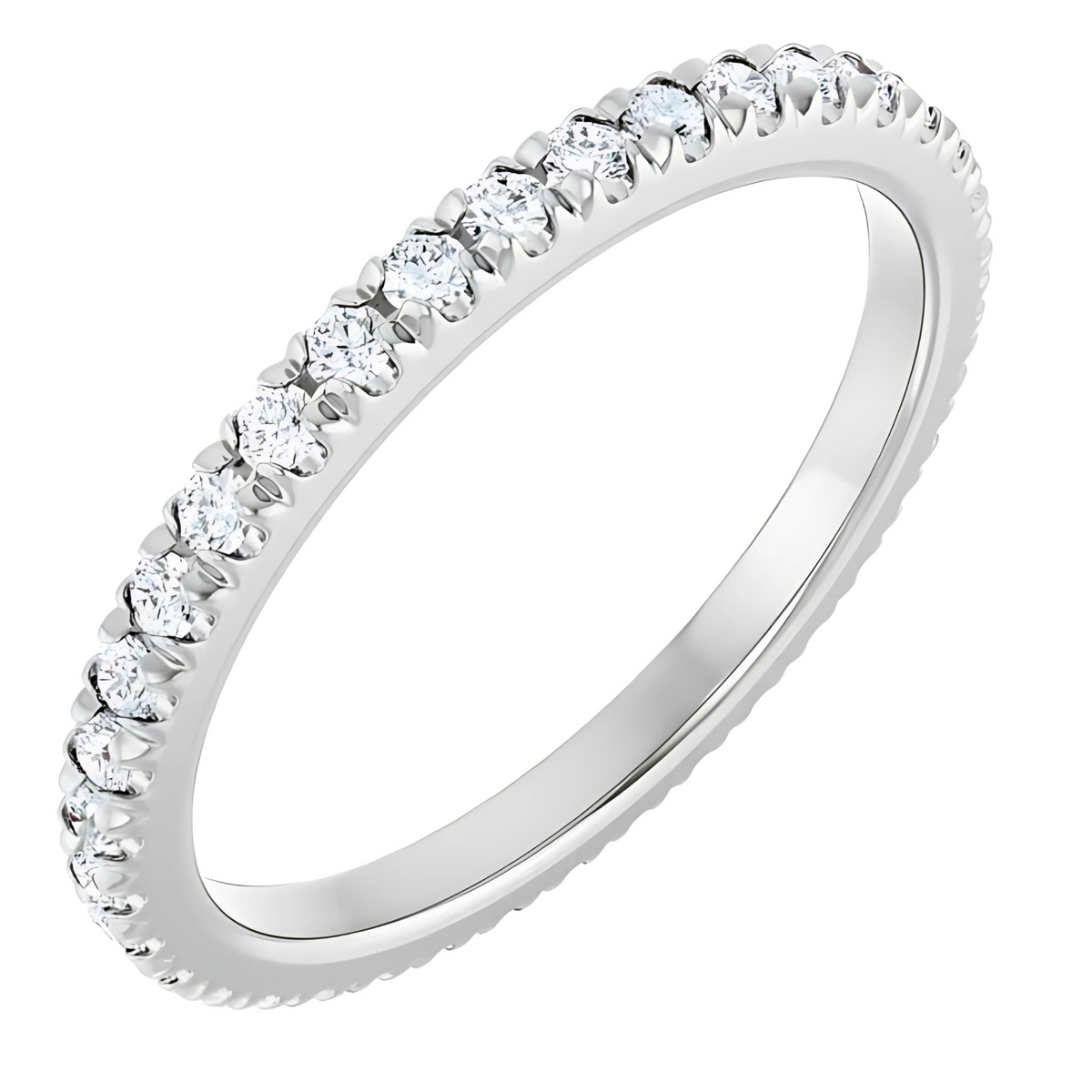 Ruthie French Pavé Diamond Eternity Ring