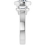 Giselle Three Stone Bezel Setting