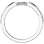 Andie Curved Baguette Diamond Wedding Ring
