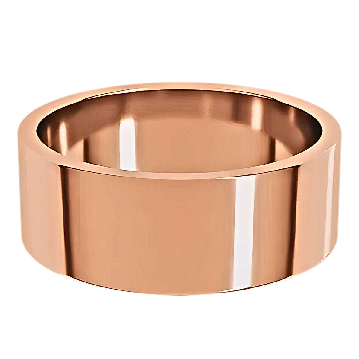 Classic Flat Polished Men's Wedding Ring