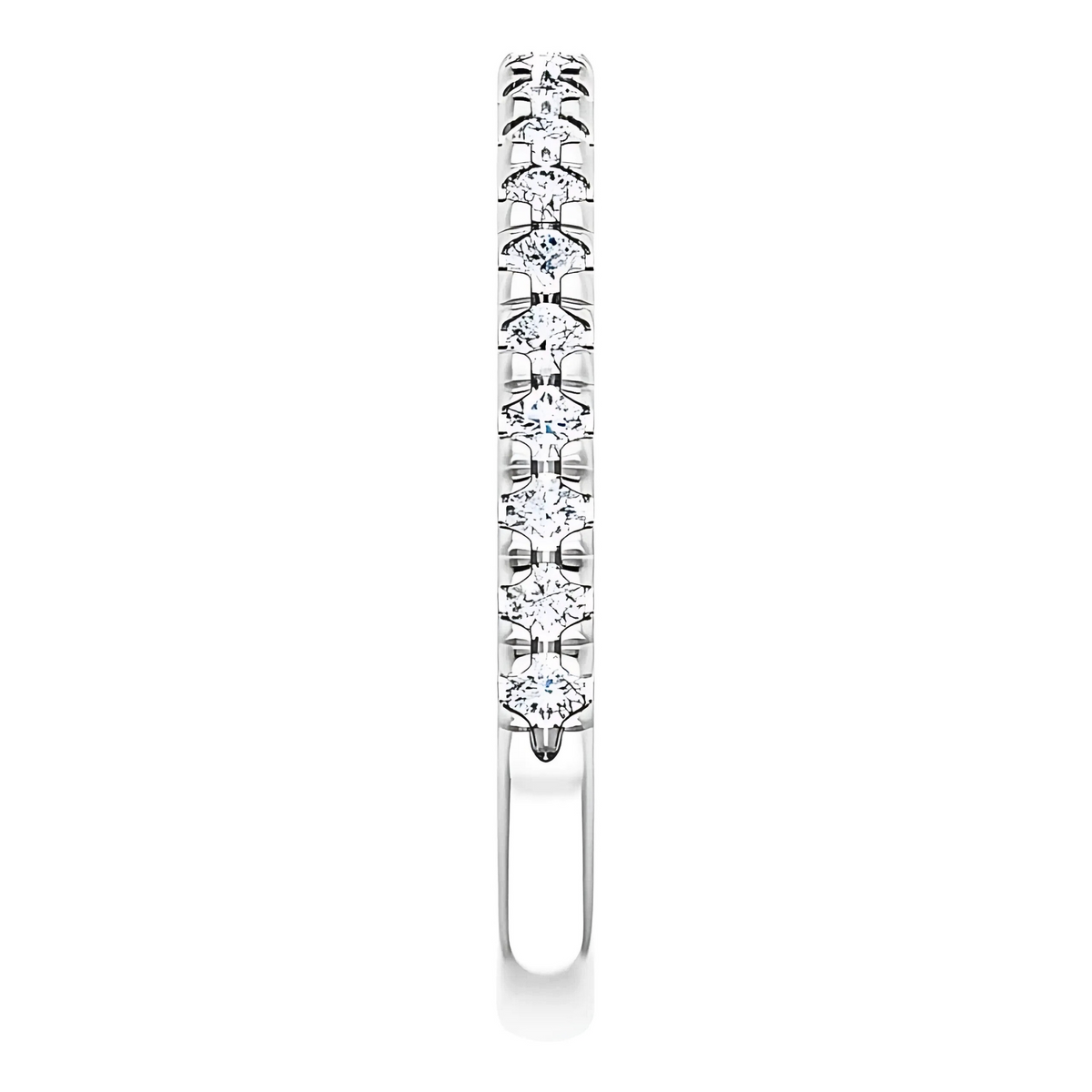 Louisa French Pavé Diamond Wedding Ring