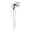Dottie Pear Diamond Bezel Wrap Pinky Ring
