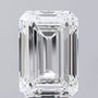 5.00ct Emerald Lab Grown Diamond (Colour F, Clarity VVS2, IGI Certified)