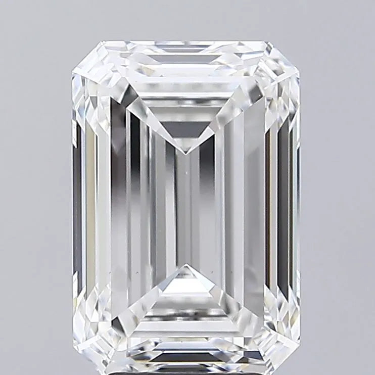5.00ct Emerald Lab Grown Diamond (Colour F, Clarity VVS2, IGI Certified)
