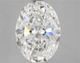 5.00ct Oval Lab Grown Diamond (Colour E, Clarity VVS2, IGI Certified)