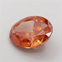 5.01ct Oval Lab Grown Diamond (Colour Fancy Vivid Pinkish Orange, Clarity VS2, IGI Certified)