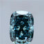 5.05ct Cushion modified Lab Grown Diamond (Colour Fancy Vivid Green, Clarity VVS2, IGI Certified)