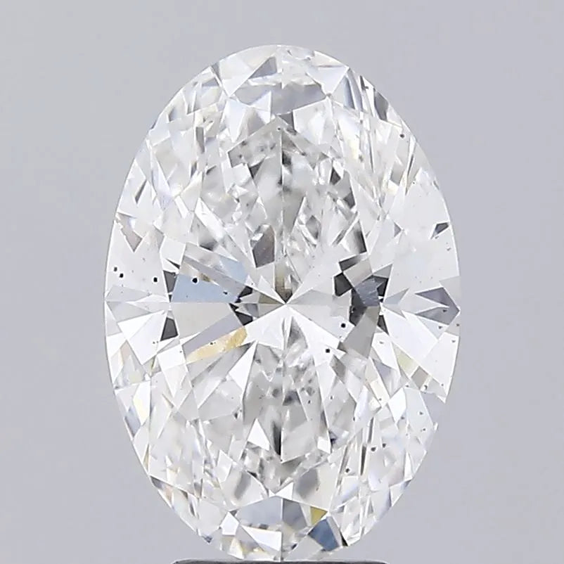 5.07ct Oval Lab Grown Diamond (Colour E, Clarity SI1, IGI Certified)