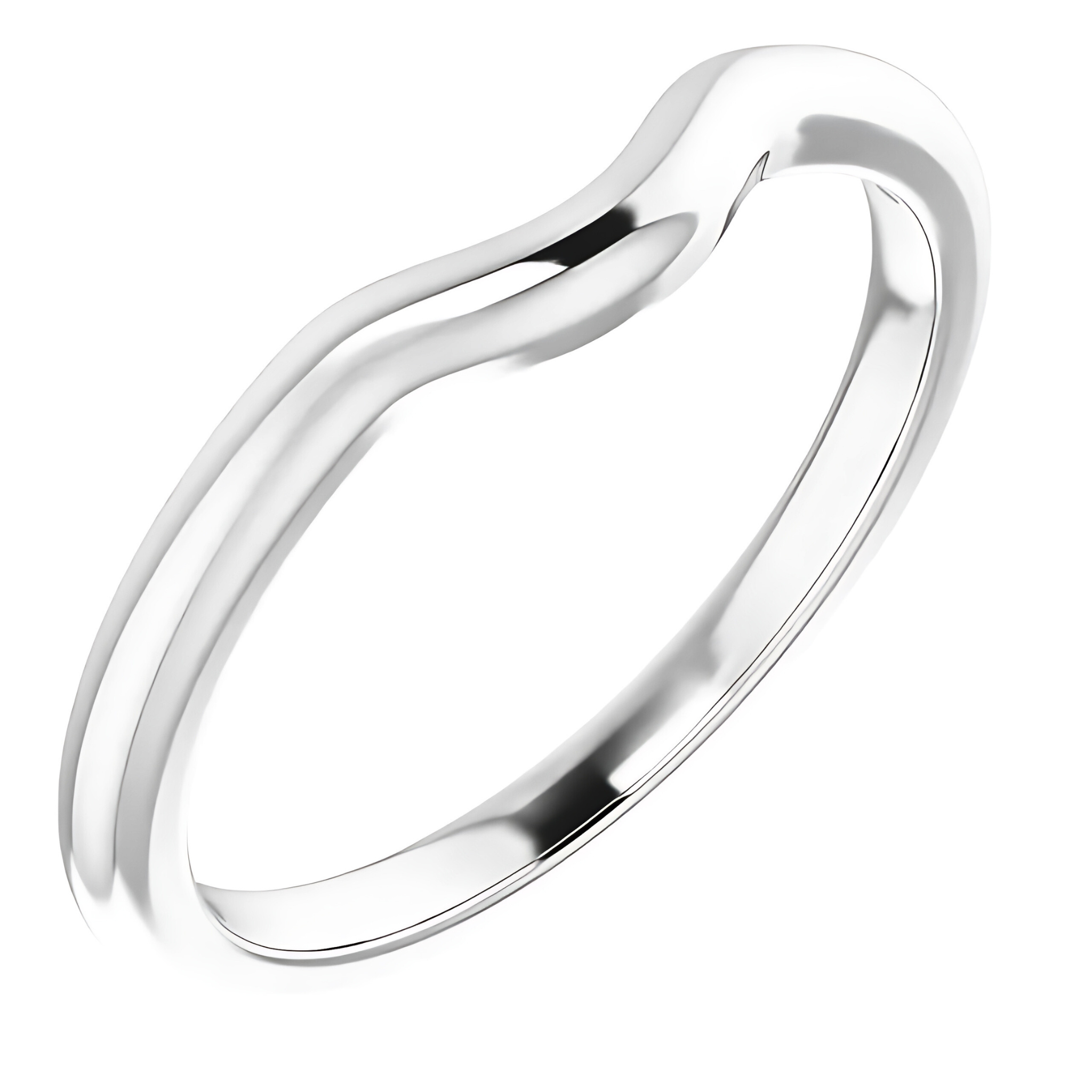 Esme Curved Wedding Ring